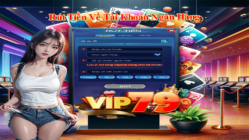 Rút tiền Vip79 về tài khoản ngân hàng