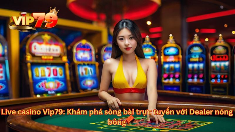 Live casino Vip79: Khám phá sòng bài trực tuyến với Dealer nóng bỏng